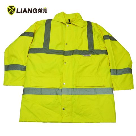 High Quality Oxford Cloth Cotton Work Police Reflective Safety Jackets